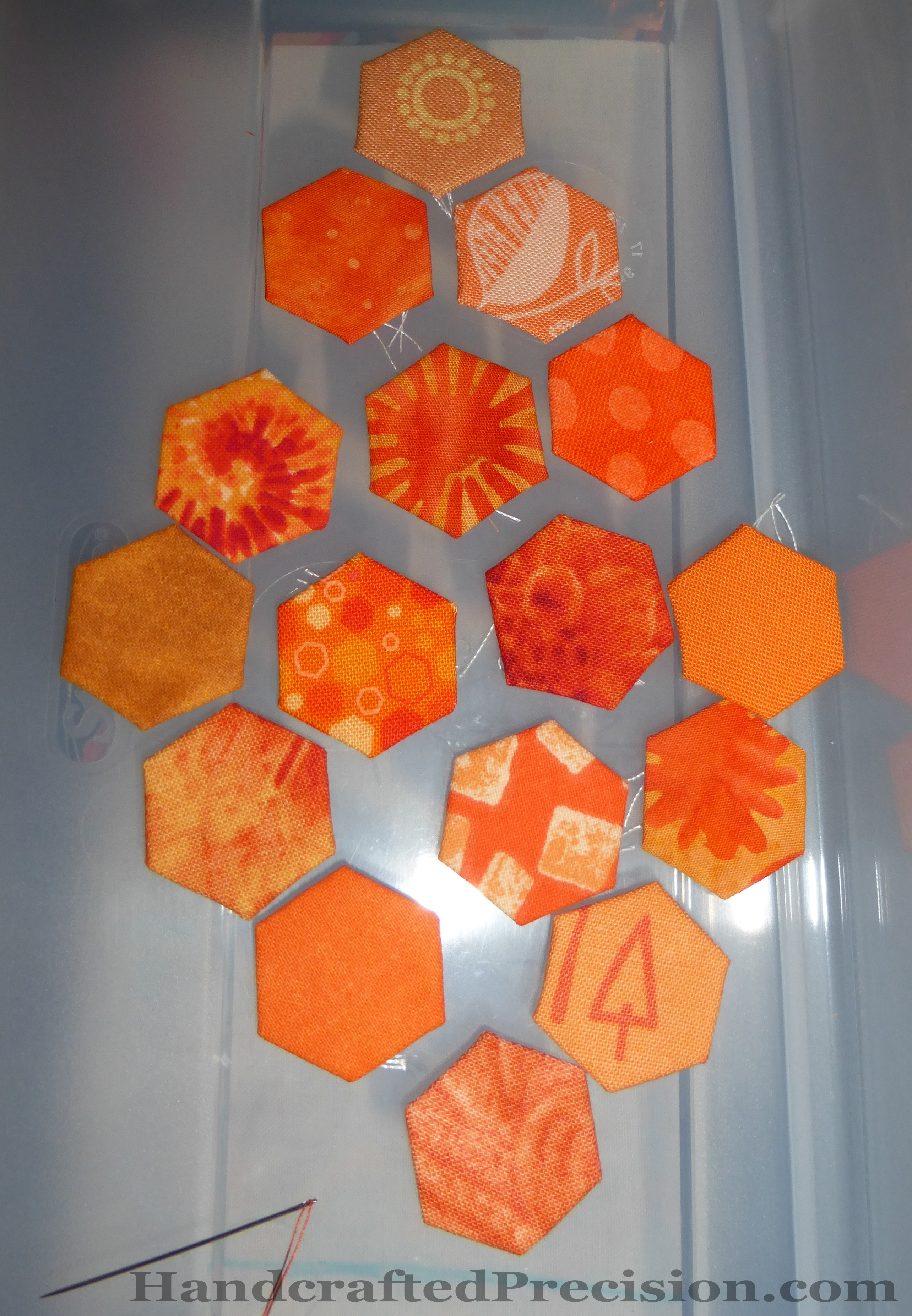 Orange Hexagons HP